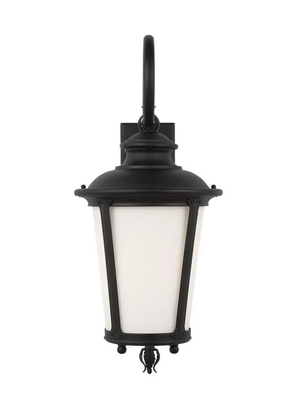 Cape May Collection - One Light Outdoor Wall Lantern | Finish: Black - 88242EN3-12