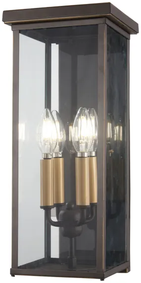 Casway 4-Light Pocket Lantern in Oil Rubbed Bronze