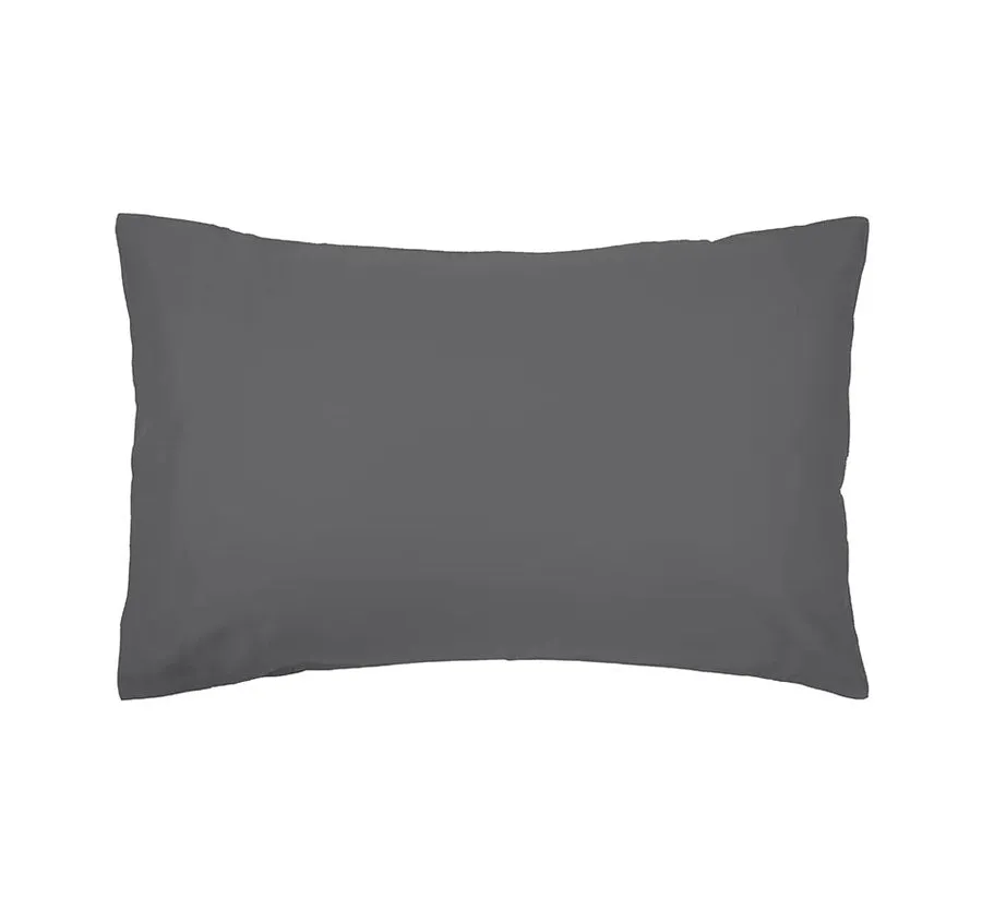 Chateau 210THC Polyester Cotton Standard Pillowcase Pewter