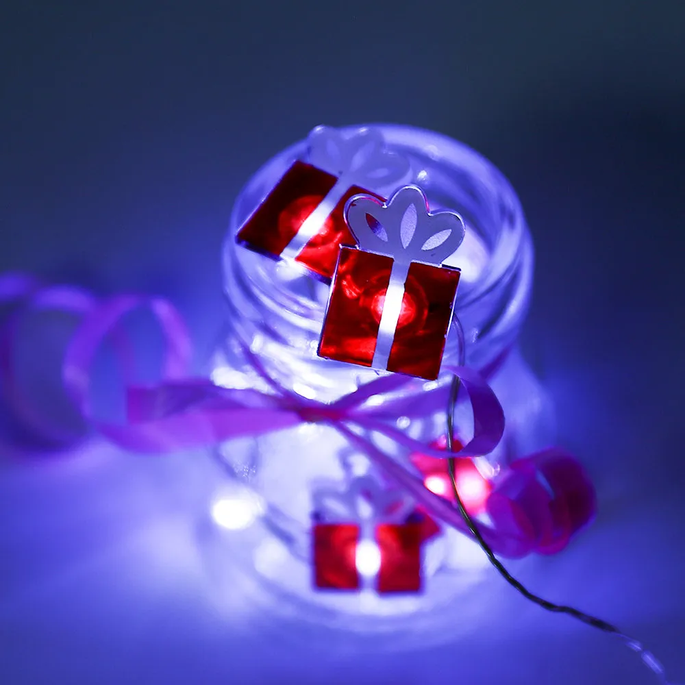 Christmas Gift Box-Shaped Decorative Lights