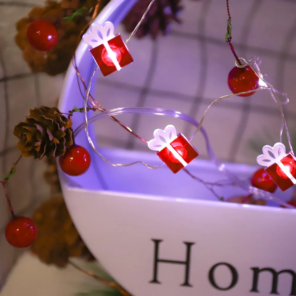 Christmas Gift Box-Shaped Decorative Lights