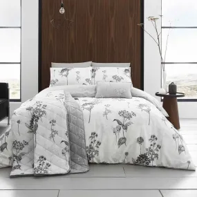 Cloverly Duvet Cover Bedding Set - Grey