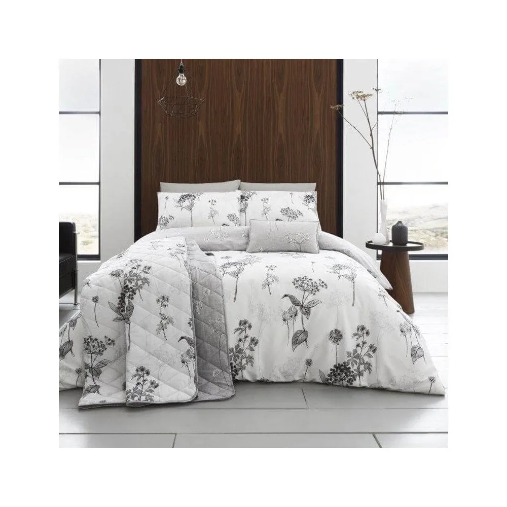 Cloverly Duvet Cover Bedding Set - Grey