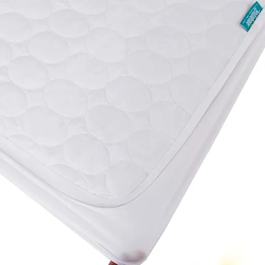 Crib Mattress Protector/ Pad Cover - Quilted Microfiber, Waterproof (for Standard Crib/ Toddler Bed)