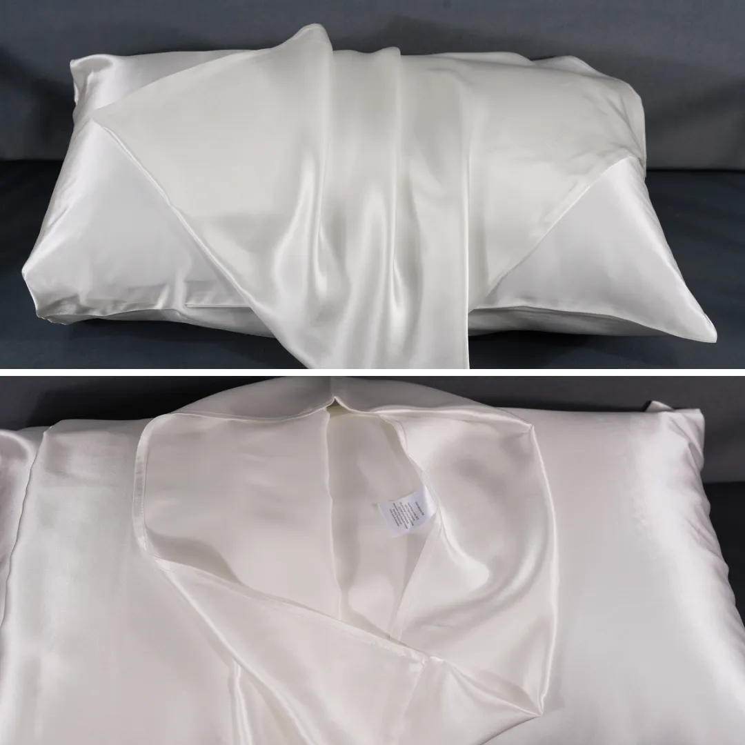 Custom Wholesale Silk Pillowcase 19 Momme Envelope Closure - 60×63cm