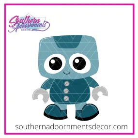 Cute Robot Template & Digital Cut File