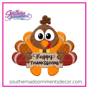 Cute Turkey Template & Digital Cut File