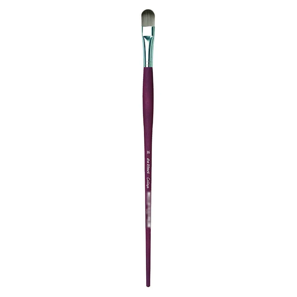 Da Vinci College Synthetic Brush Filbert Long Handle Size16