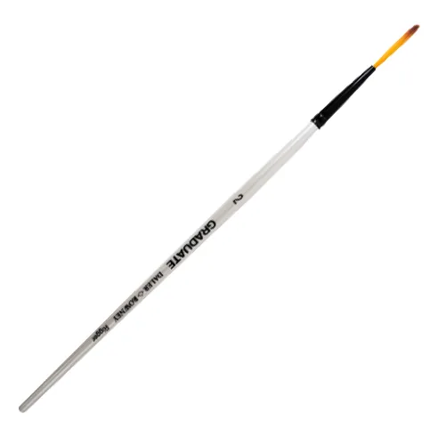 Daler Rowney Graduate Brush Short Handle Synthetic Rigger 2=1.5mm