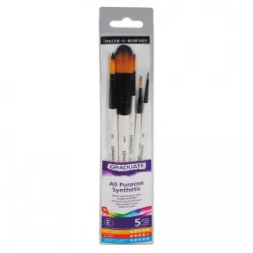 Daler Rowney Graduate Brushes Short Handle Synth WC Landscape