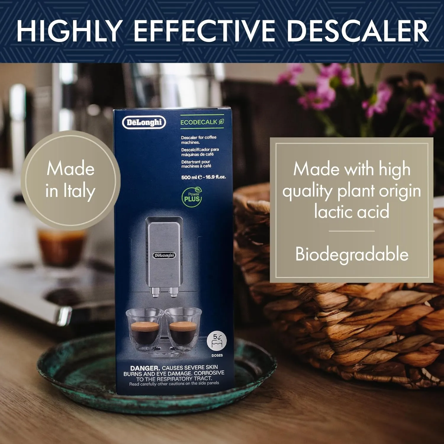 DELONGHI Eco 3.4 Ounce Mini Descaler 500 ML