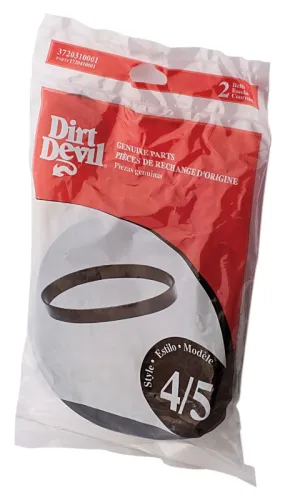 Dirt Devil 3720310001 Vacuum Belt :PK2: QUANTITY: 1