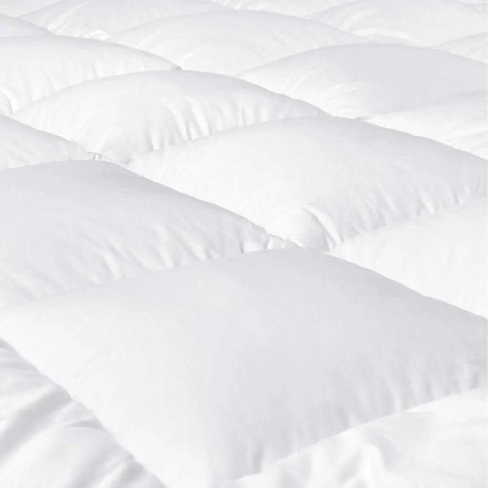 Double Giselle Bedding Mattress Topper Pillowtop Protector Pad