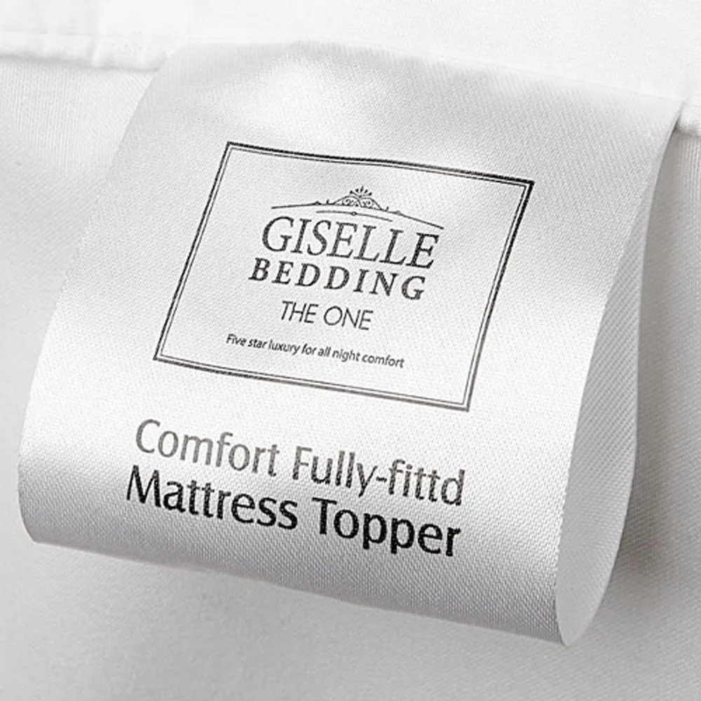 Double Giselle Bedding Mattress Topper Pillowtop Protector Pad