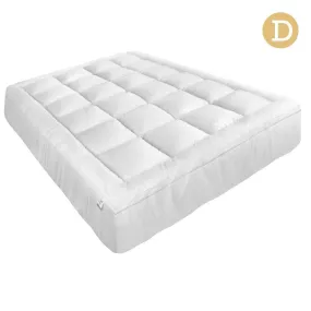 Double Giselle Bedding Mattress Topper Pillowtop Protector Pad