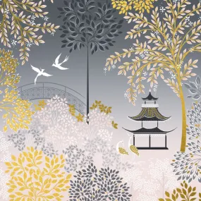 Doves & tree house card