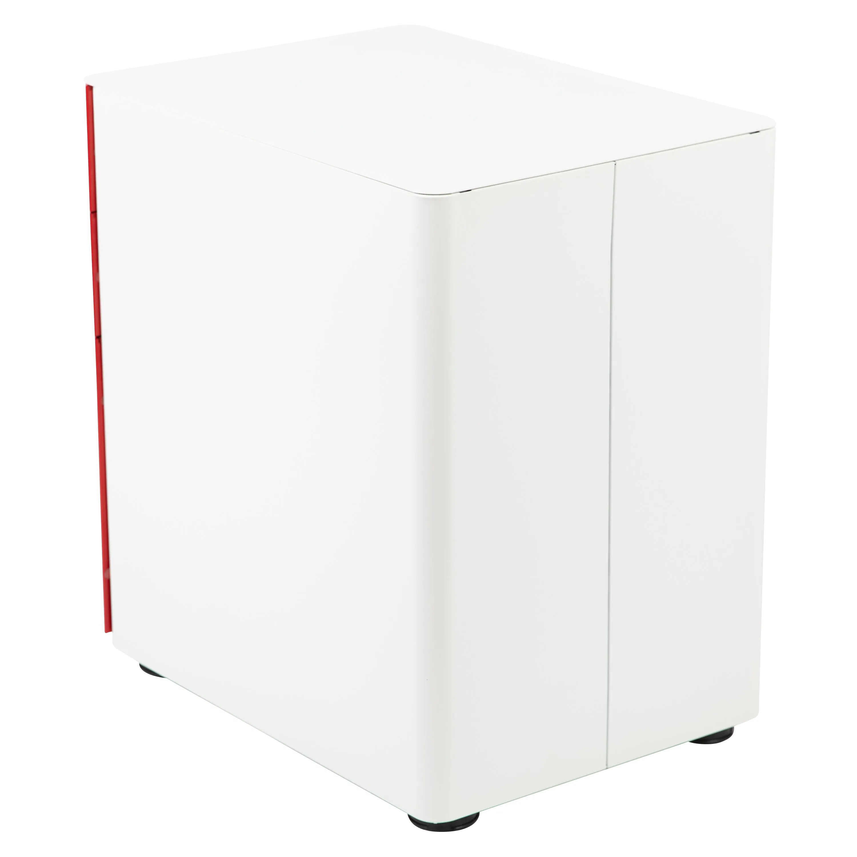 Drawer File Cabinet-White/Red HZ-CHPL-02-RED-WH-GG