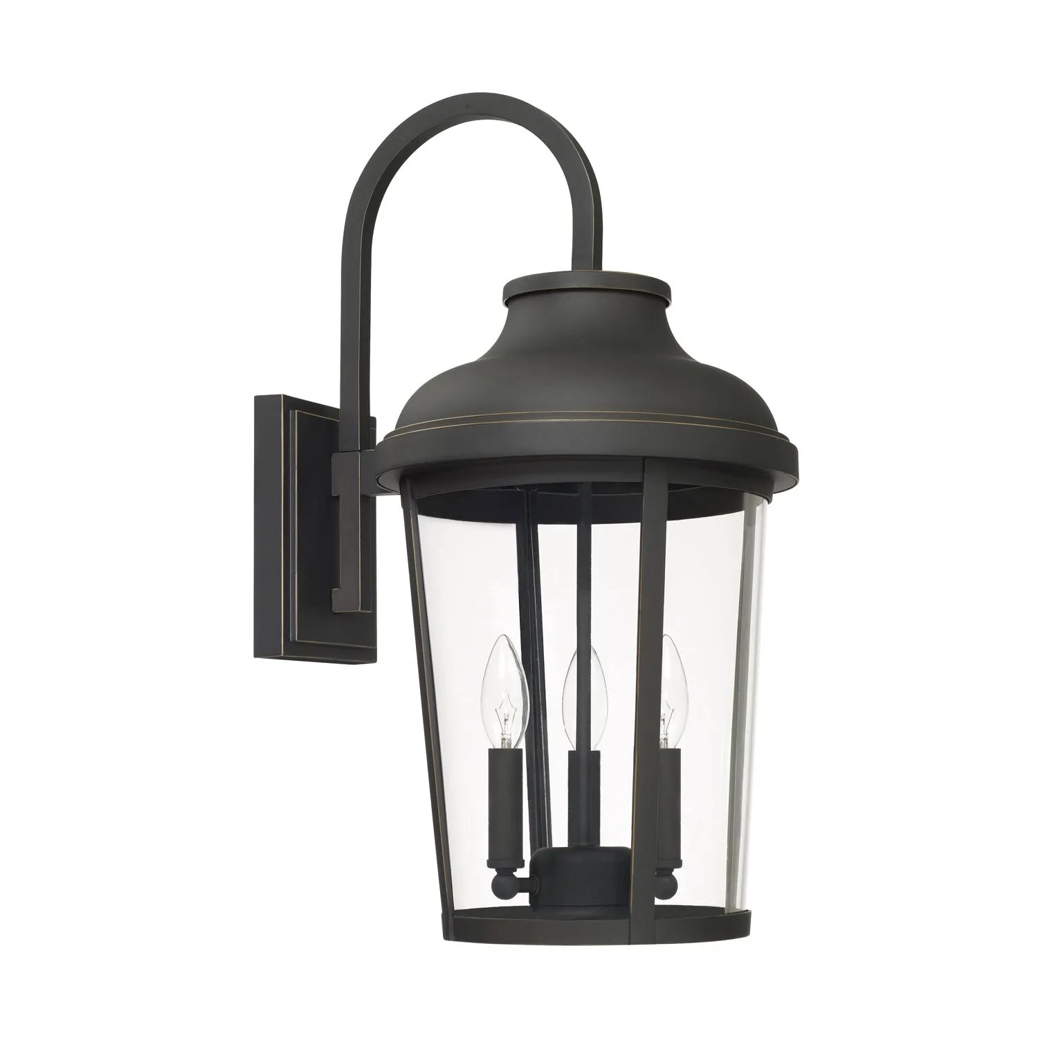 Dunbar 3-Light Outdoor Wall Lantern