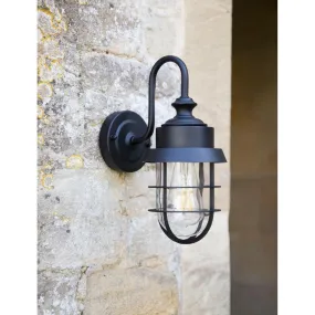 Edgeware Caged Wall Light in Black