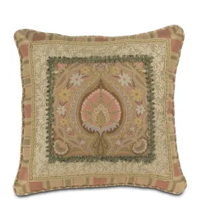 Ephesus Floral Decorative Pillow Cover 24x24