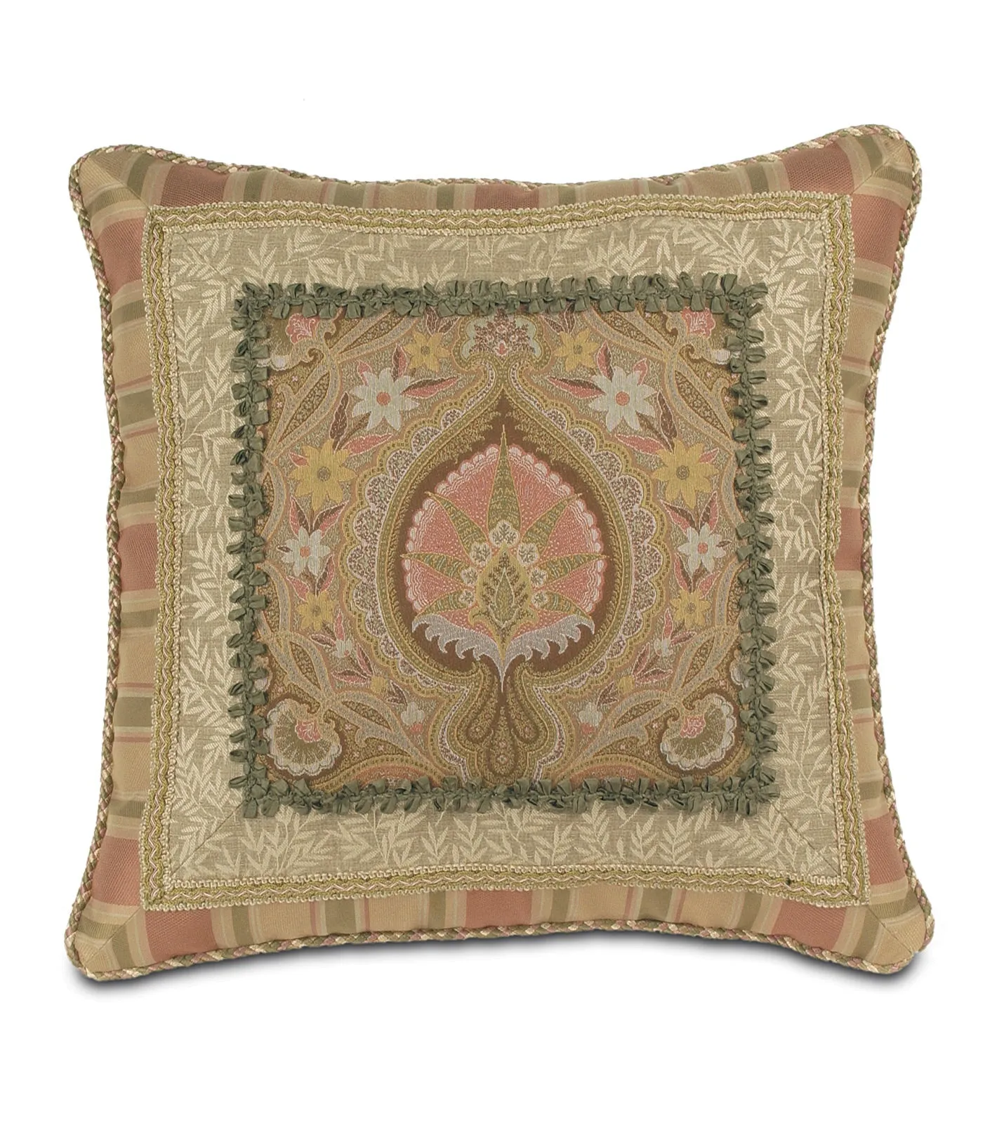 Ephesus Floral Decorative Pillow Cover 24x24