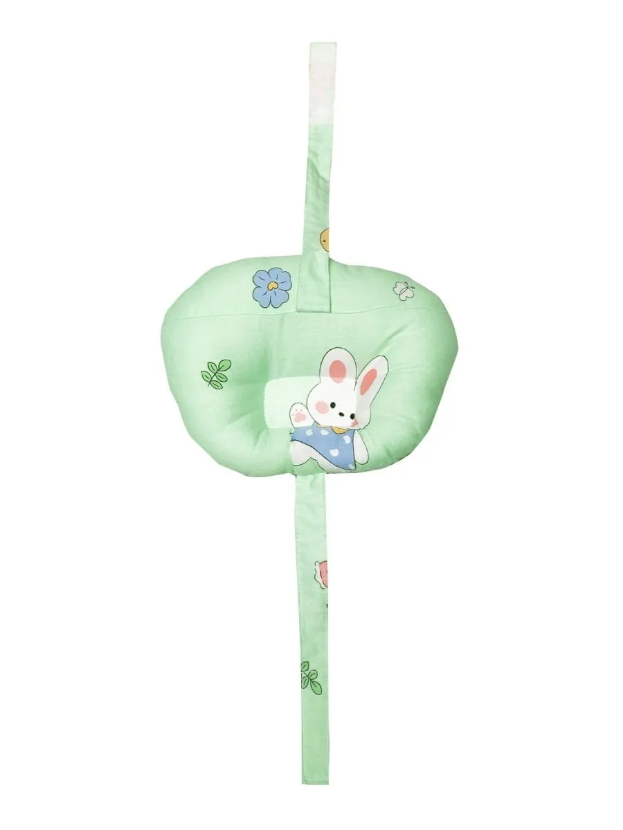 Extra Large Nursing Pillow- My Little Bunny: Green