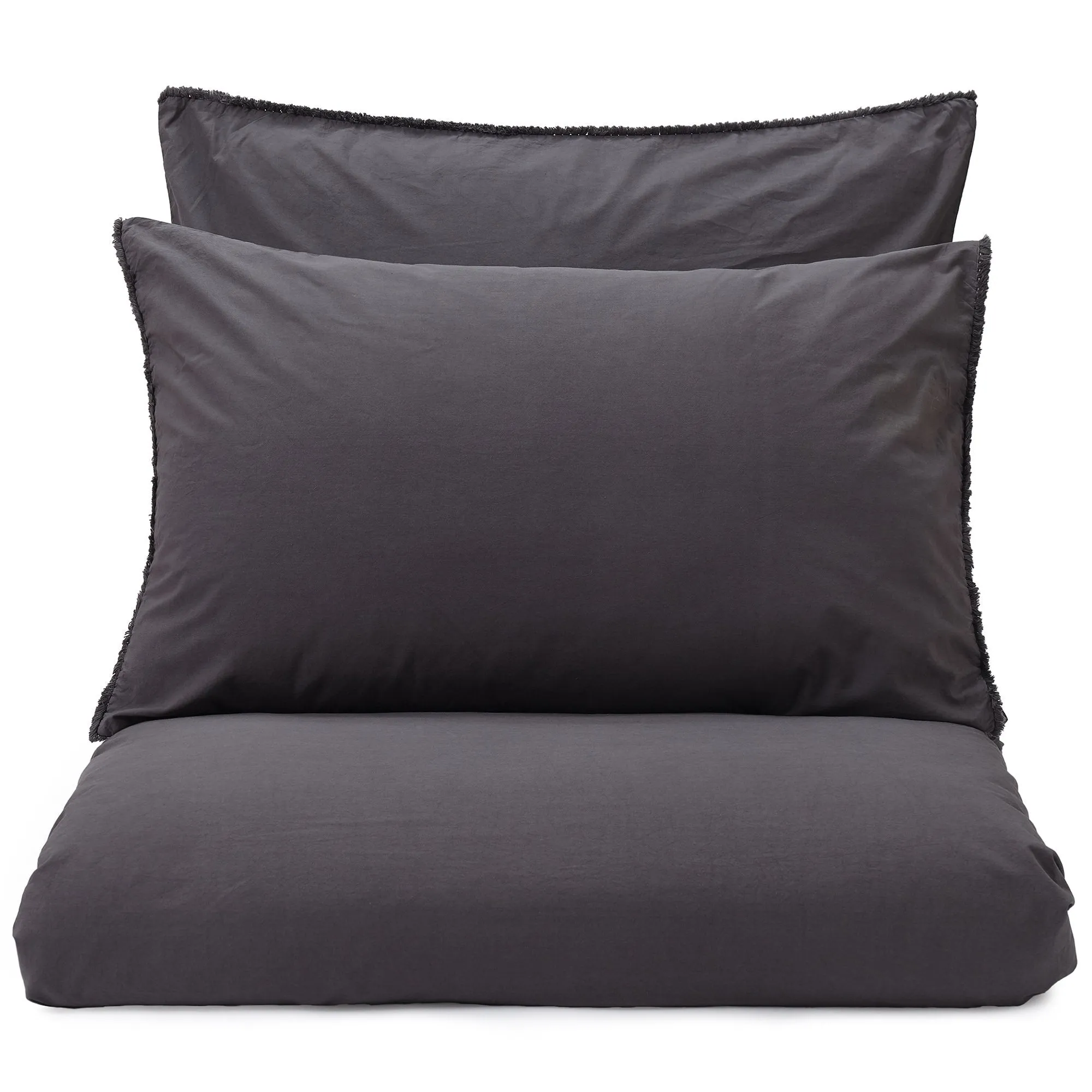 Fajao percale Bedding [Charcoal]