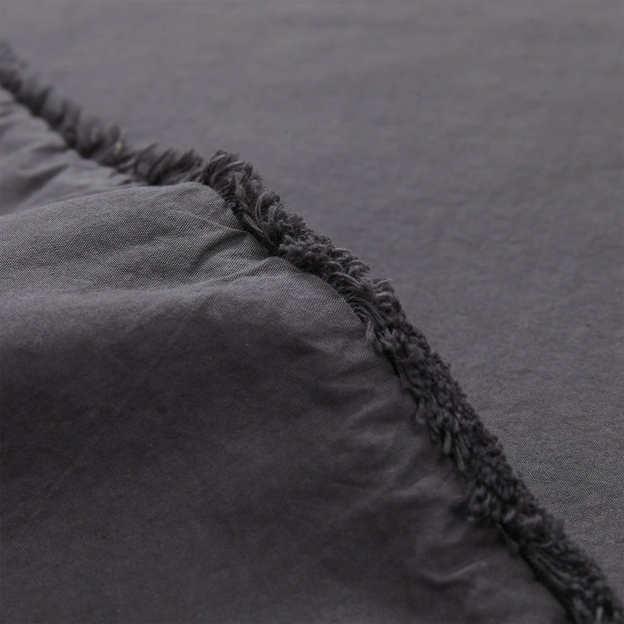 Fajao percale Bedding [Charcoal]