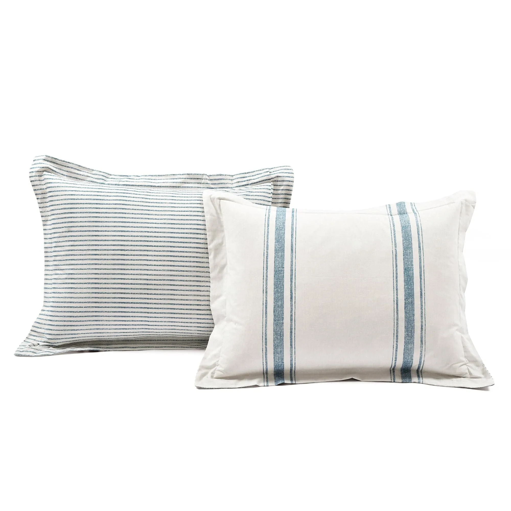 Farmhouse Stripe 100% Cotton Duvet Cover Set