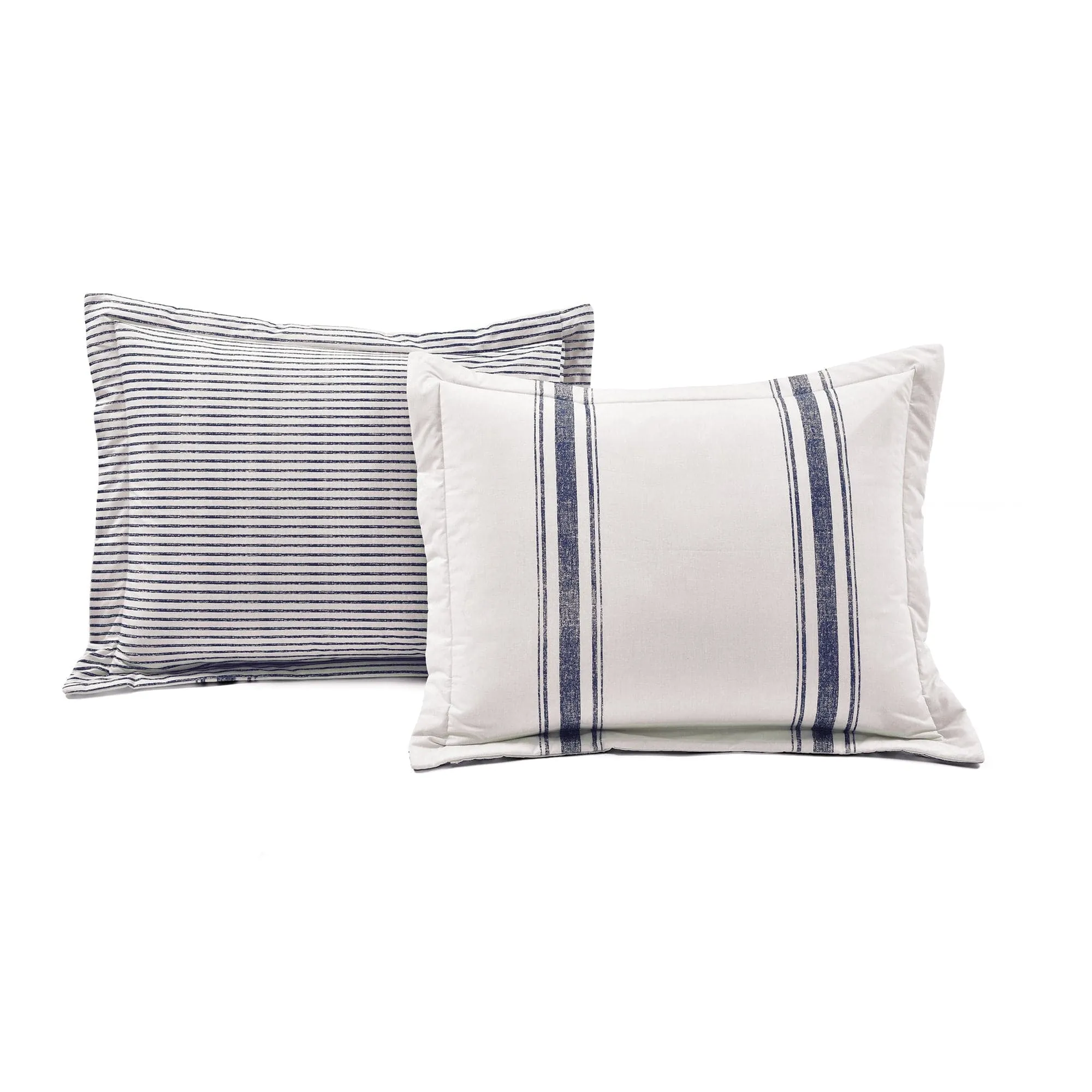 Farmhouse Stripe 100% Cotton Duvet Cover Set