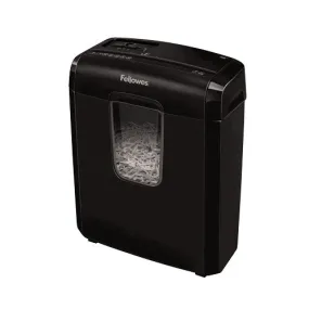 Fellowes Powershred 6C Paper Shredder Cross Shredding 22 Cm Black