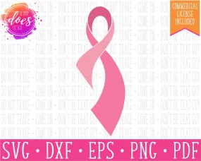 Flowing Awareness Ribbon - SVG File