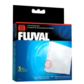 Fluval C3 Poly Foam Pad 3 Pack