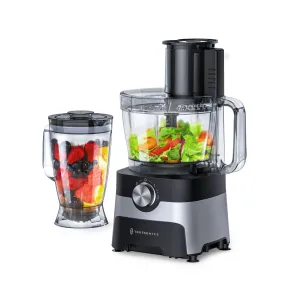 Food Processor 001, Blender Combo, 600W 9-Cup Food Processor