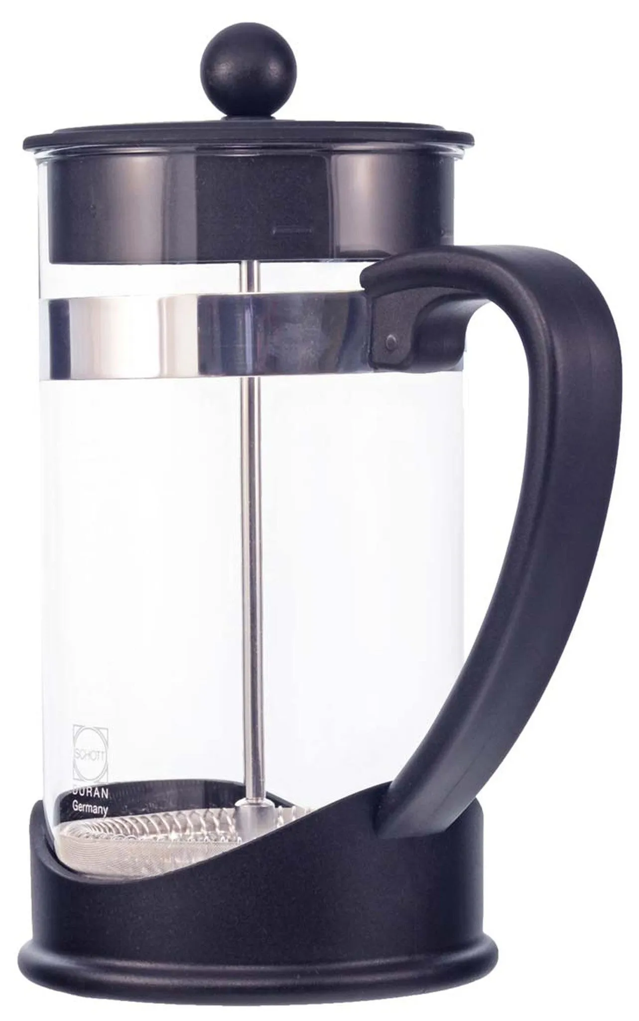 French Press: GROSCHE Dresden - 1000ml, 34 fl. oz, 8 cup, German SCHOTT glass, Eco-Friendly, 50% Recycled plastic