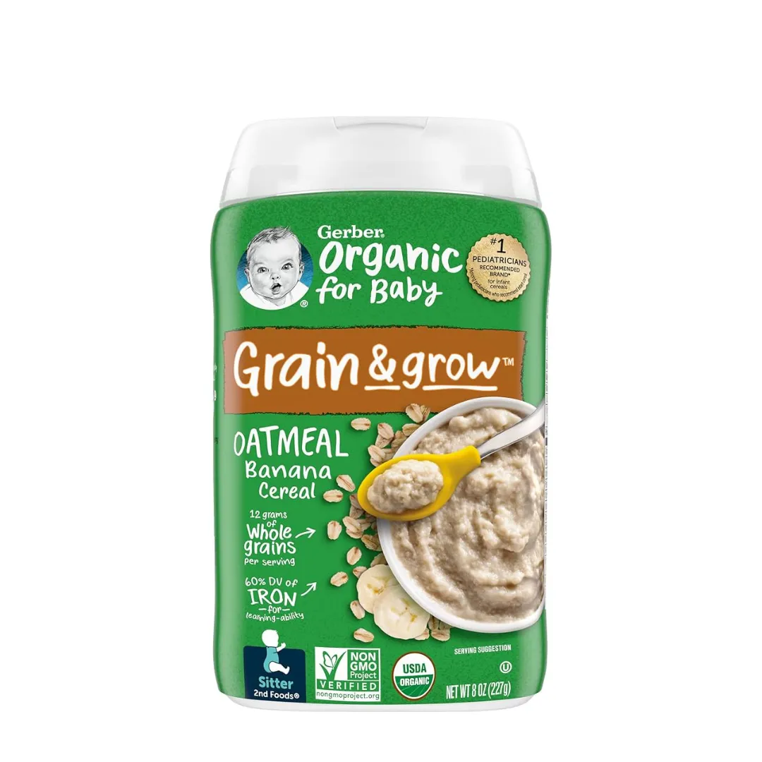 Gerber Baby Food Cereal 227g - Single Grain/Multigrain/Oatmeal/ Whole Wheat/ Probiotic