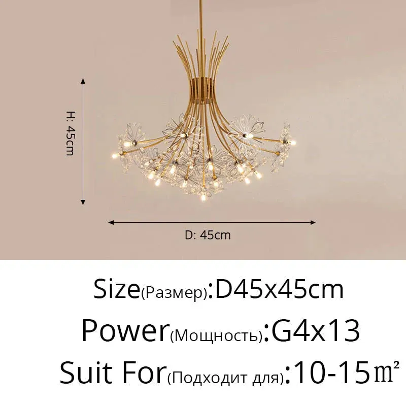 Glory - LED Flowers Chandeliers