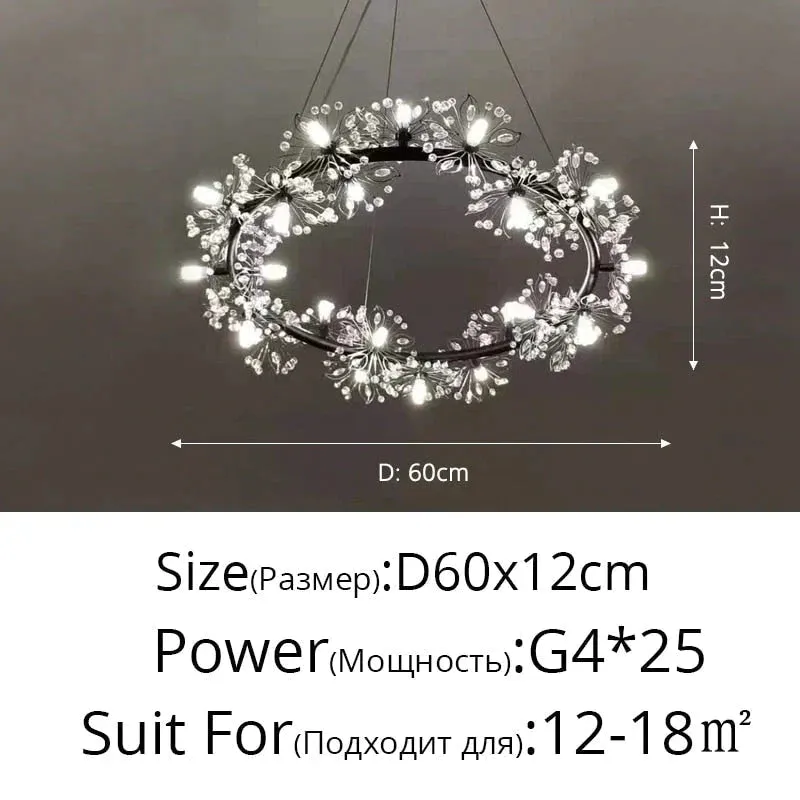 Glory - LED Flowers Chandeliers