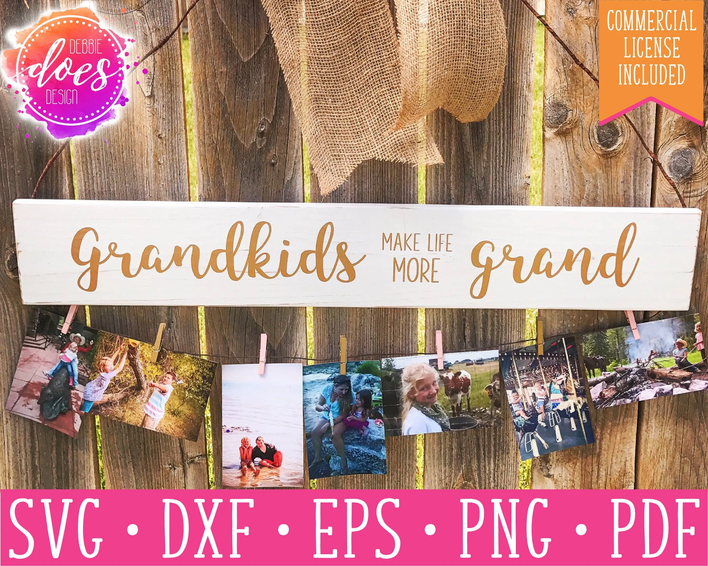 Grandkids Make Life More Grand - SVG File