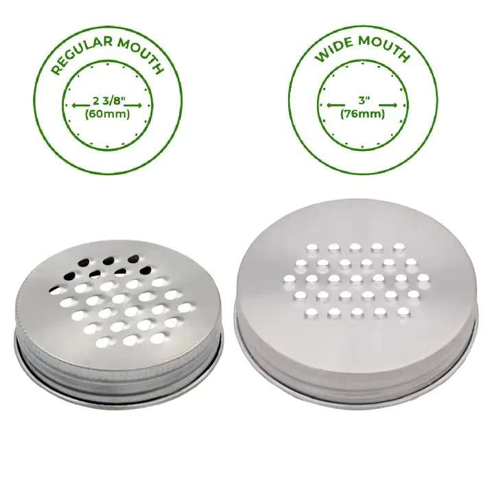 Grater/Shredder Lid for Mason Jars