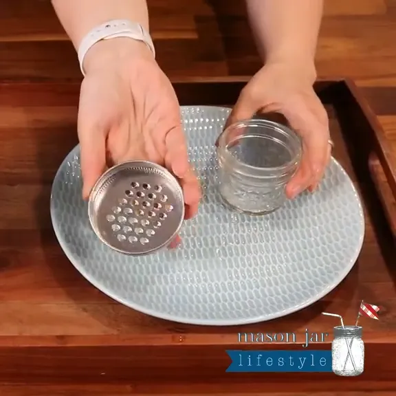 Grater/Shredder Lid for Mason Jars