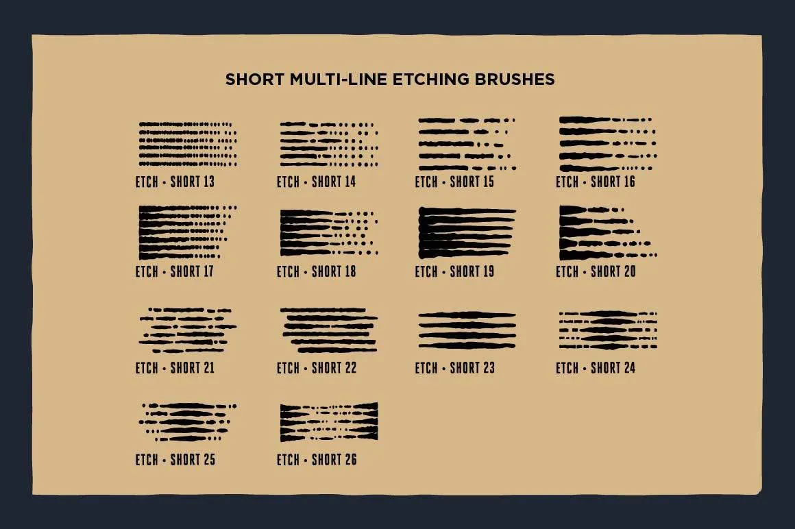 Grave Etcher | Engraving Brushes for Affinity Designer