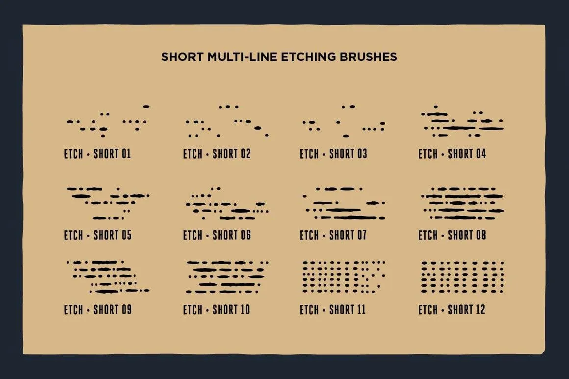 Grave Etcher | Engraving Brushes for Affinity Designer