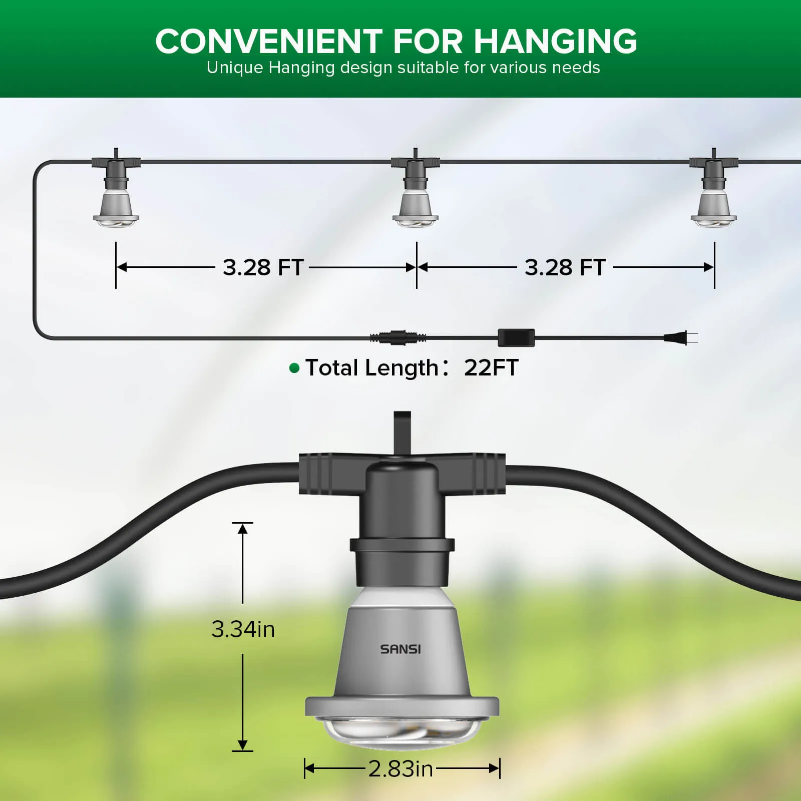 Hanging Grow Light String(US ONLY)