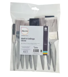 Harris Essentials Walls & Ceilings Paint Brush 10 Pack