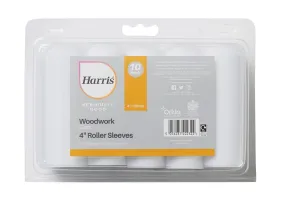 Harris Seriously Good Woodwork Gloss Mini Roller Sleeve 4in 10 Pack