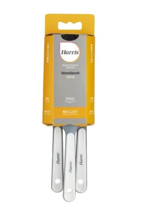 Harris Seriously Good Woodwork Gloss Paint Brush 3 Pack