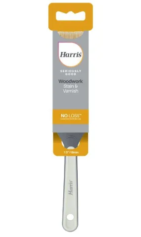 Harris Seriously Good Woodwork Stain & Varnish Paint Brush 1.5in