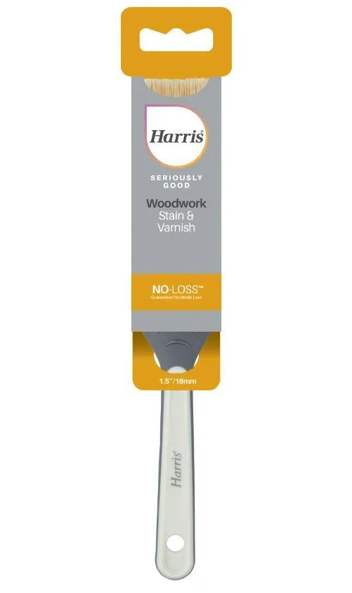 Harris Seriously Good Woodwork Stain & Varnish Paint Brush 1.5in