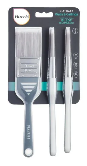 Harris Ultimate Walls & Ceilings Blade Paint Brush 3 Pack